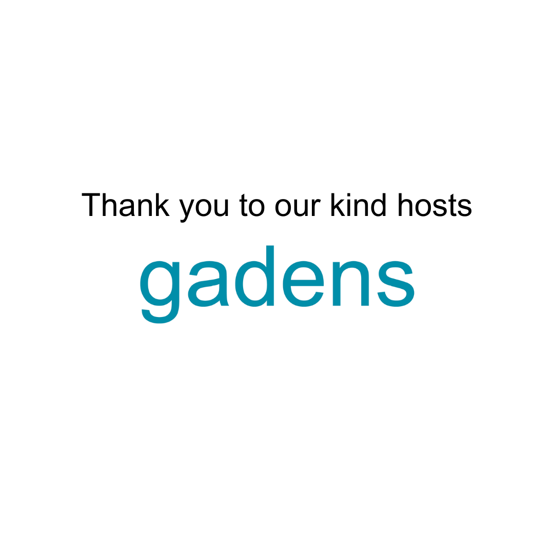 Thank you to our kind hosts