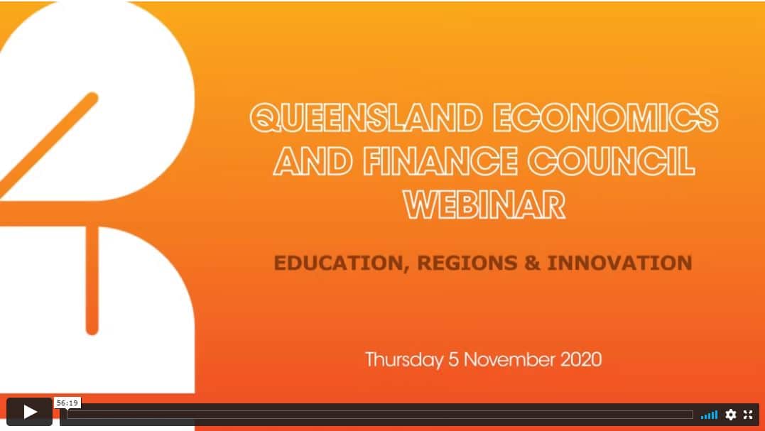 QLD-ECONOMICS-FINANCE-COUNCIL-–-EDUCATION-REGIONS-INNOVATION
